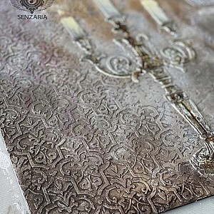 Трафарет - Асатур фрагмент - Фотография интерьере 14