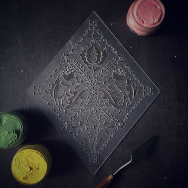 Трафарет - Гранат 1 Трафарет - Гранат 1