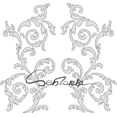 Трафарет - Изабелла виньетка Трафарет - Изабелла виньетка