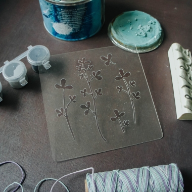 Трафарет - Травы Трафарет - Травы