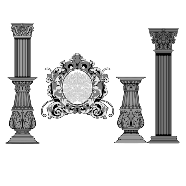 Трафарет - Капитель Трафарет - Капитель