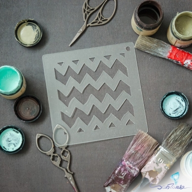 Трафарет - Зигзаг Трафарет - Зигзаг