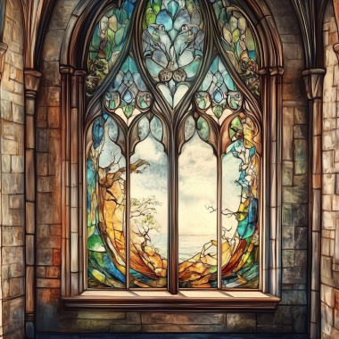 Трансфер - Витражное окно 3